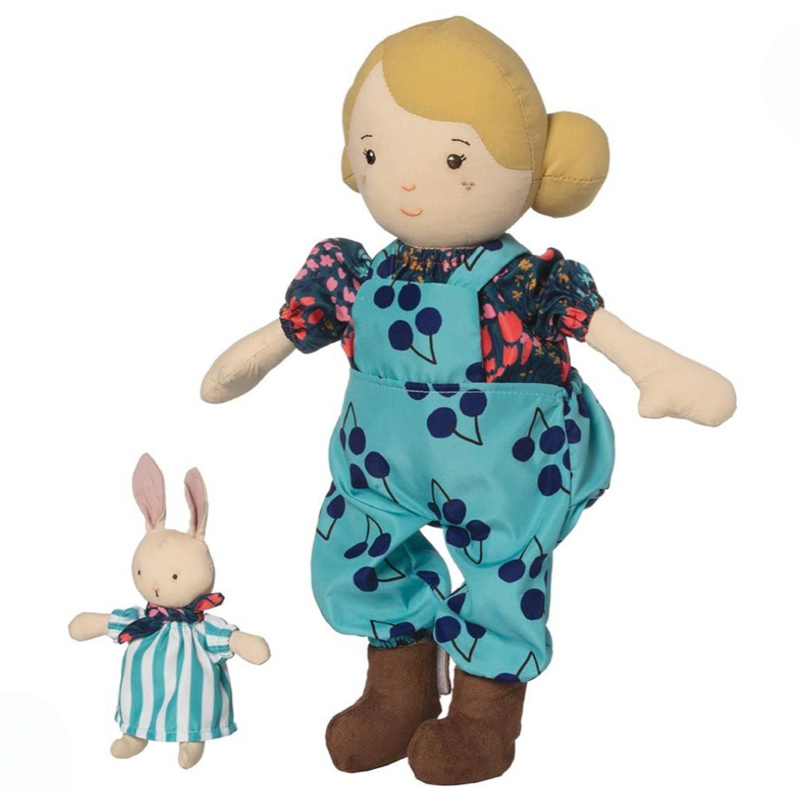 14" Manhattan Toy Playdate Friends - Cloth Doll w/ Companion