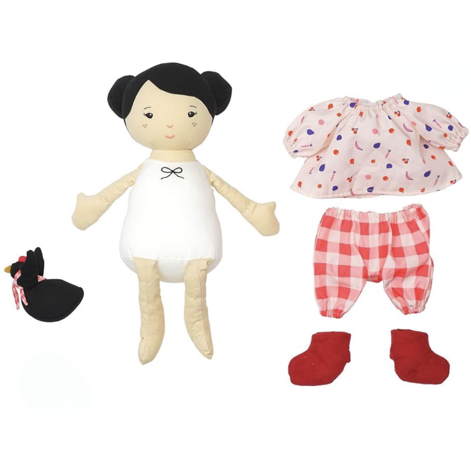 14" Manhattan Toy Playdate Friends - Cloth Doll w/ Companion