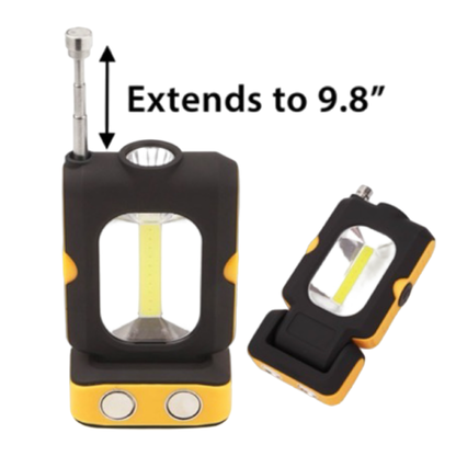Diamond Visions LED Cob Work Light w/ Extendable Magnetic Pick-Up Tool