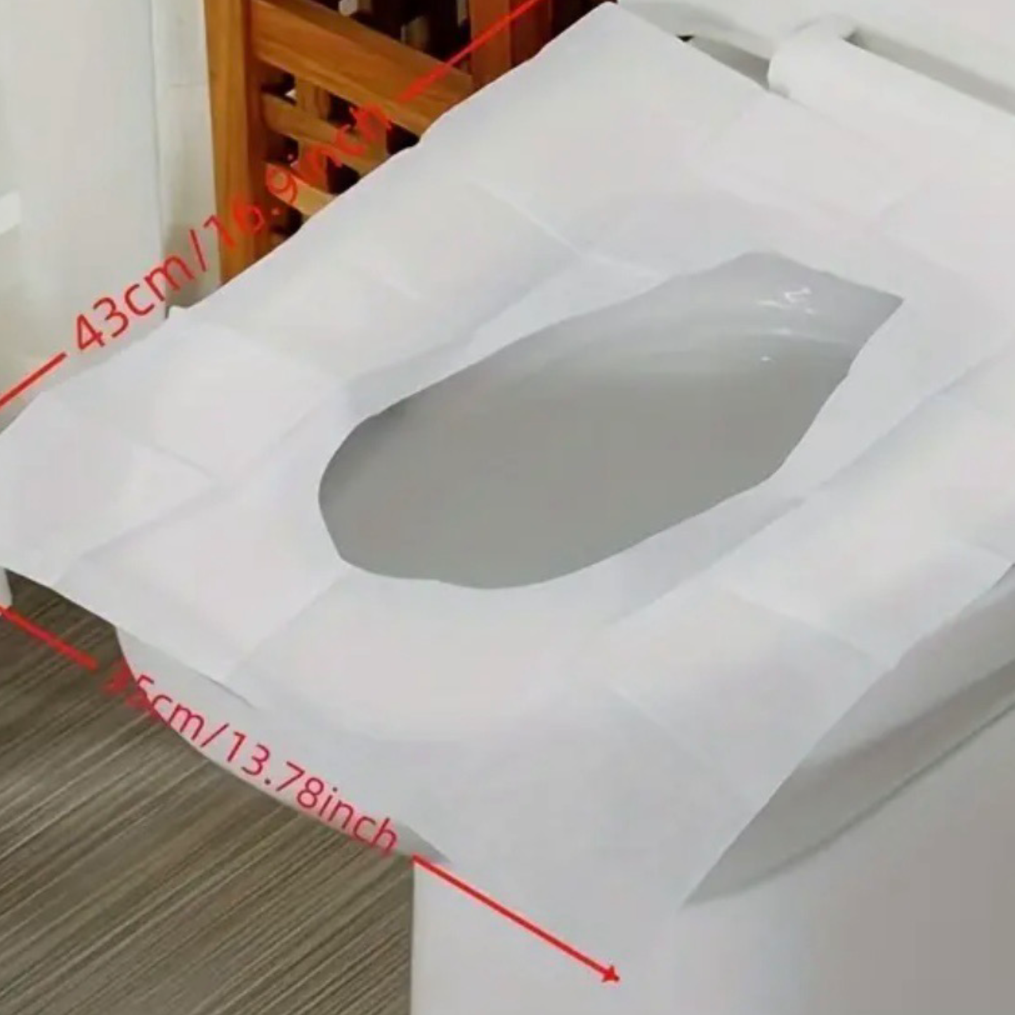 5pc "Sitting Pretty" Flushable Toilet Seat Covers - Hygienic For Public Rest Rooms