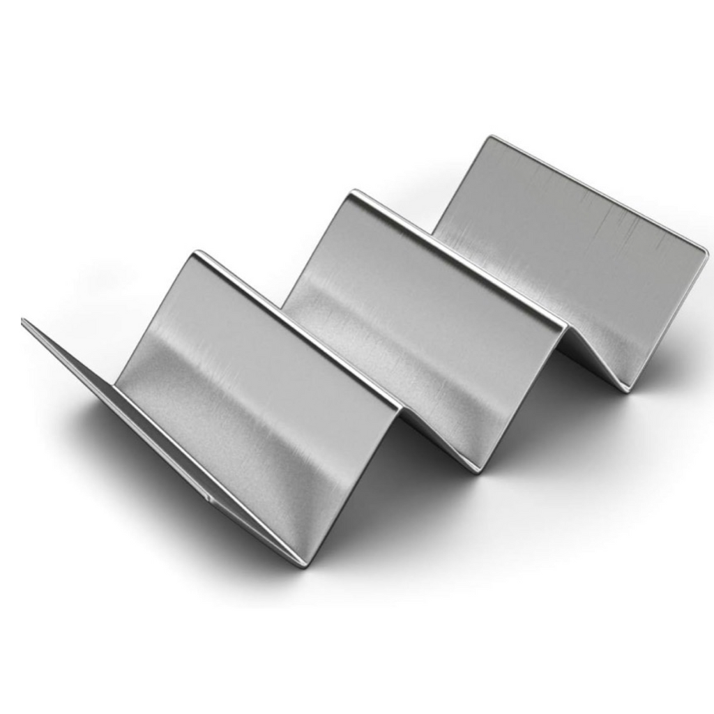 4pk Stainless Steel Taco Stand Holders - For 12 Tacos!