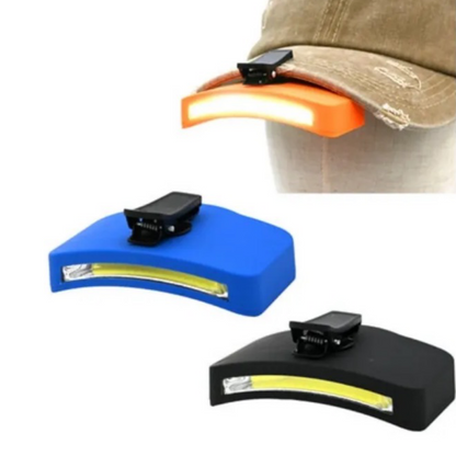 Super Bright Clip On LED Cap Light - 360° Horizontal Rotation