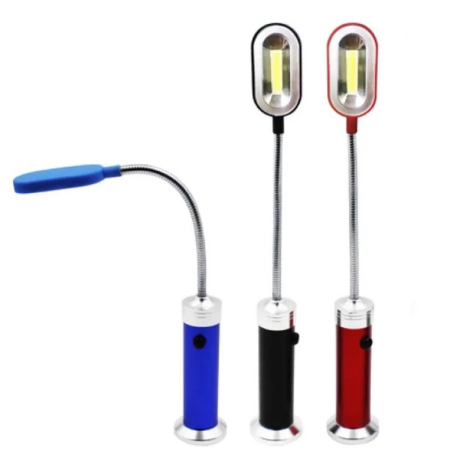 12" Diamond Visions 360 Degree Bendable COB LED Light w/ Magnetic Base