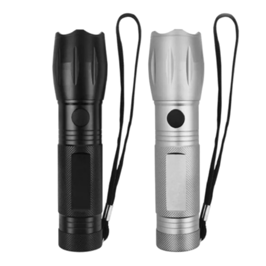 Diamond Visions Tactical COB LED Flashlight w/ Laser - Batteries Included!
