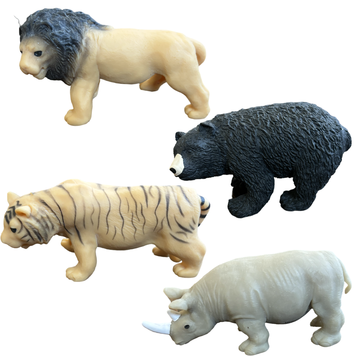 4pk Sand Filled Animal Squishy Toys - Sensory Fun & Stress Relief