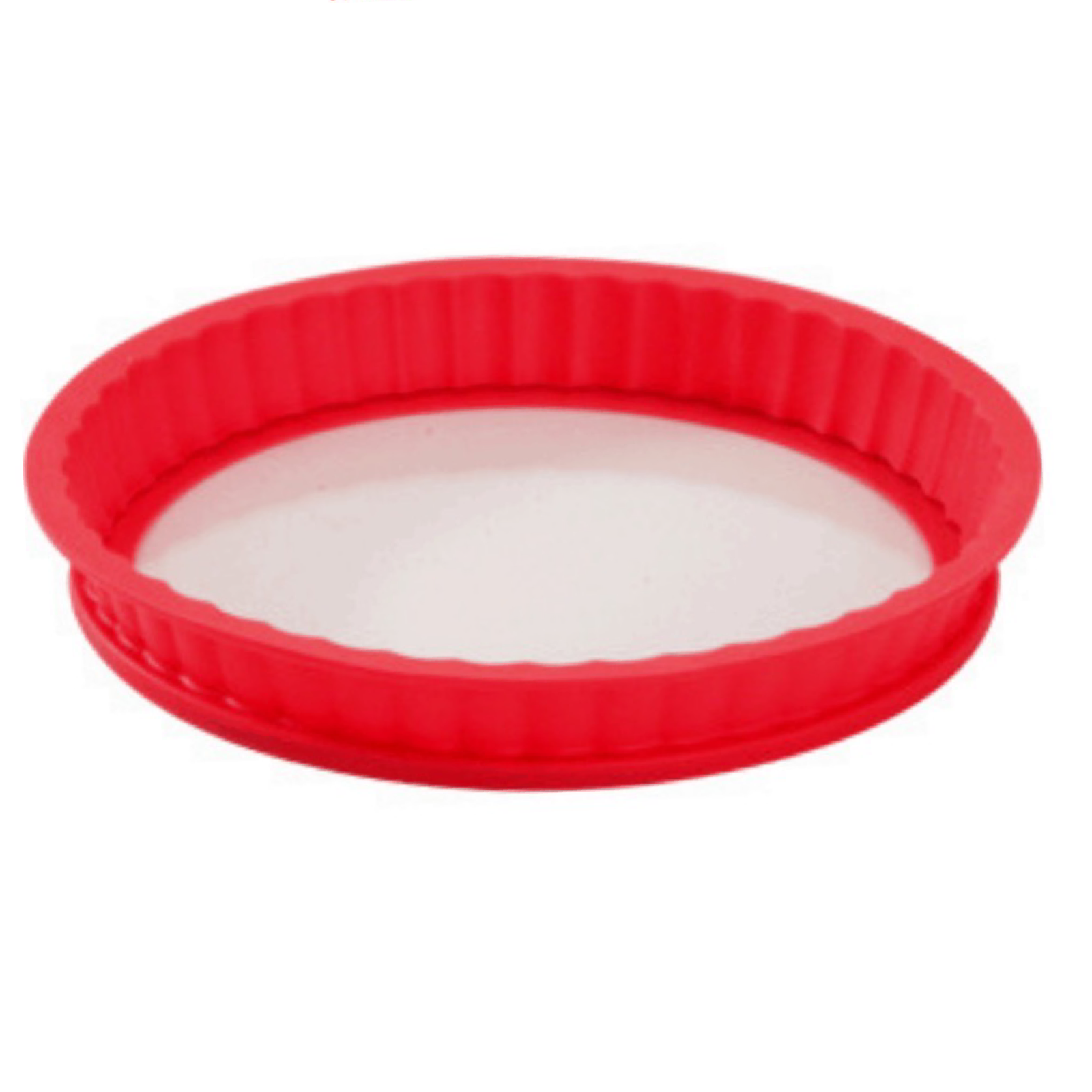 Dough EZ 10" Tempered Glass Bottom Pie Pan - Silicone Easy Remove Top