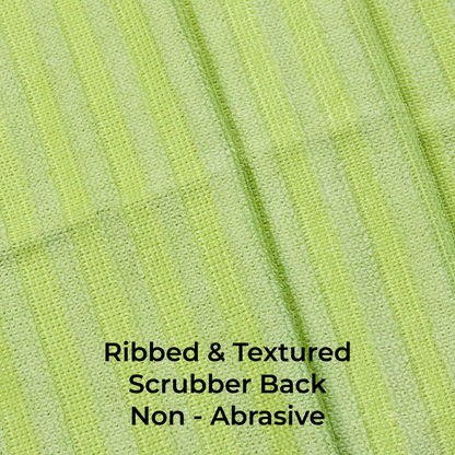 3pk 13" x 12" Microfiber Cleaning Cloths w/ Ribbed Textured Back