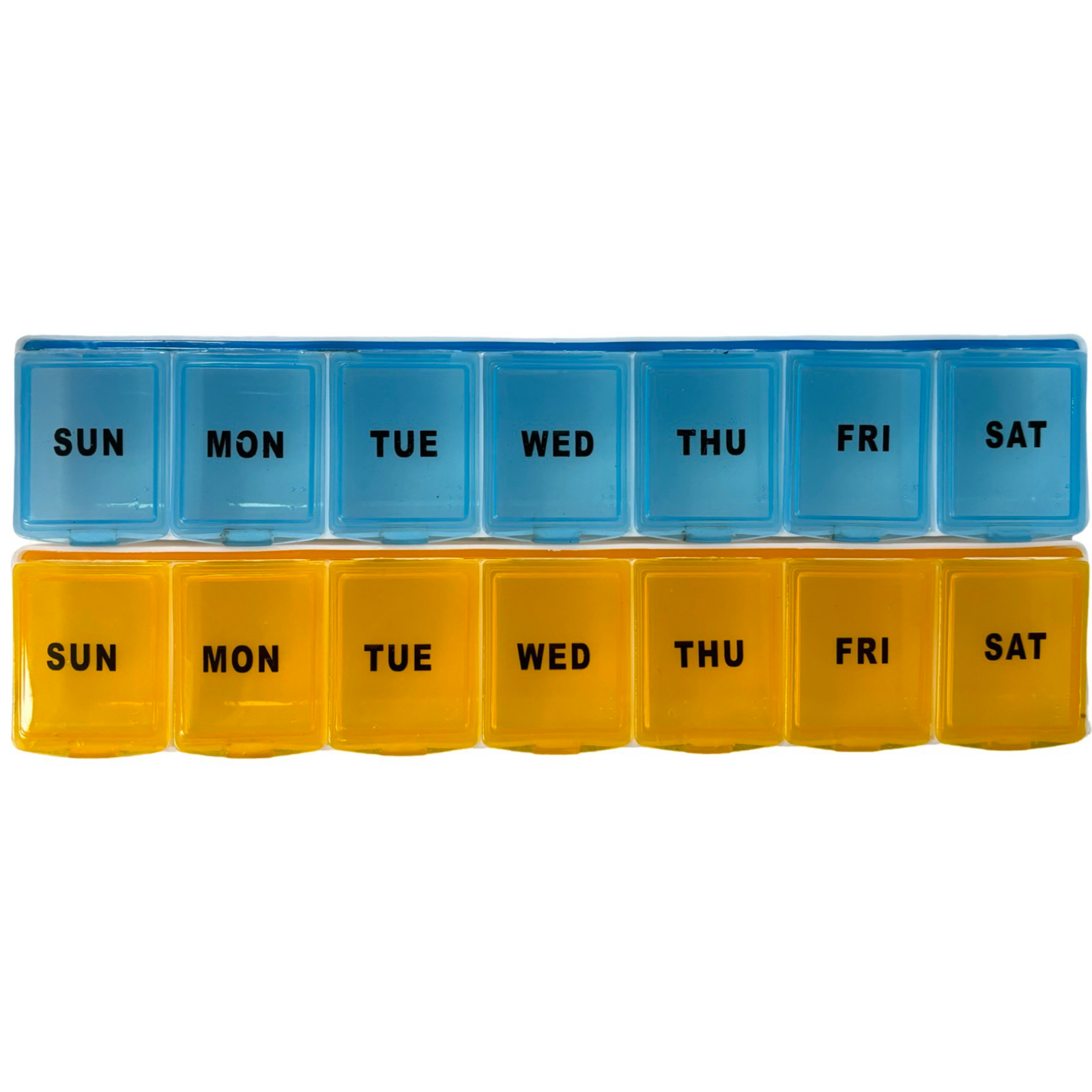 2pk Jumbo 7 Day Weekly Pill Box - Organize Your Medications!