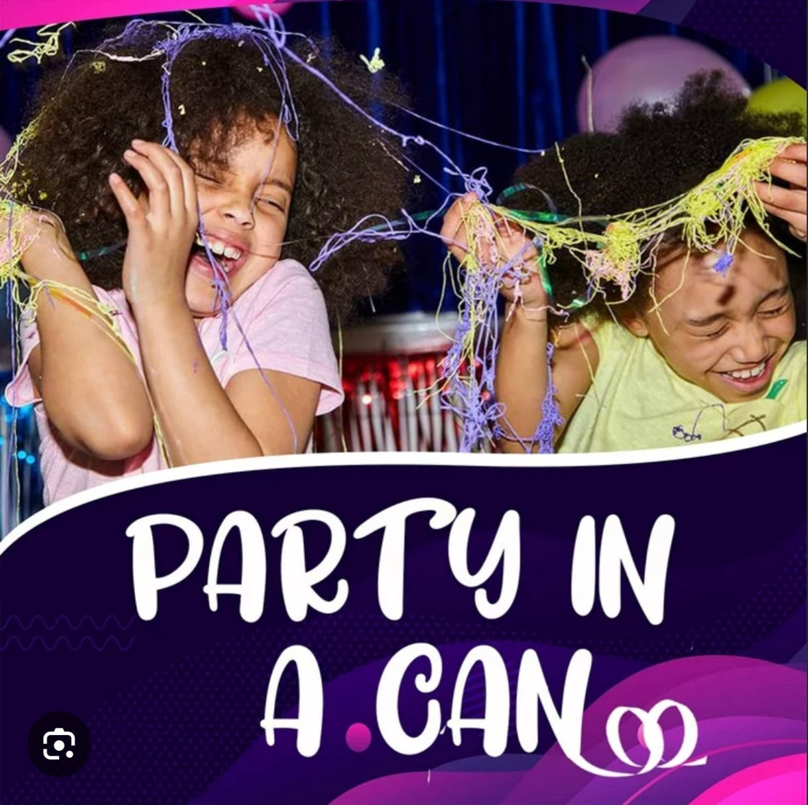 5pk Crazy String, 3oz Cans w/ Glow In The Dark & Glitter