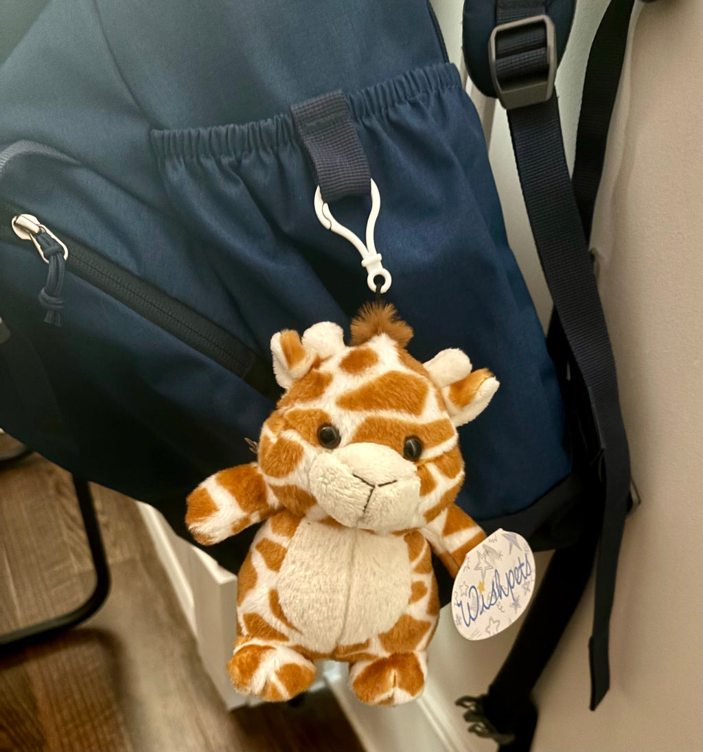5" WISHPETS Toy Mini Plush Stuffed Animal w/ Clip for Backpack - Collect Them All