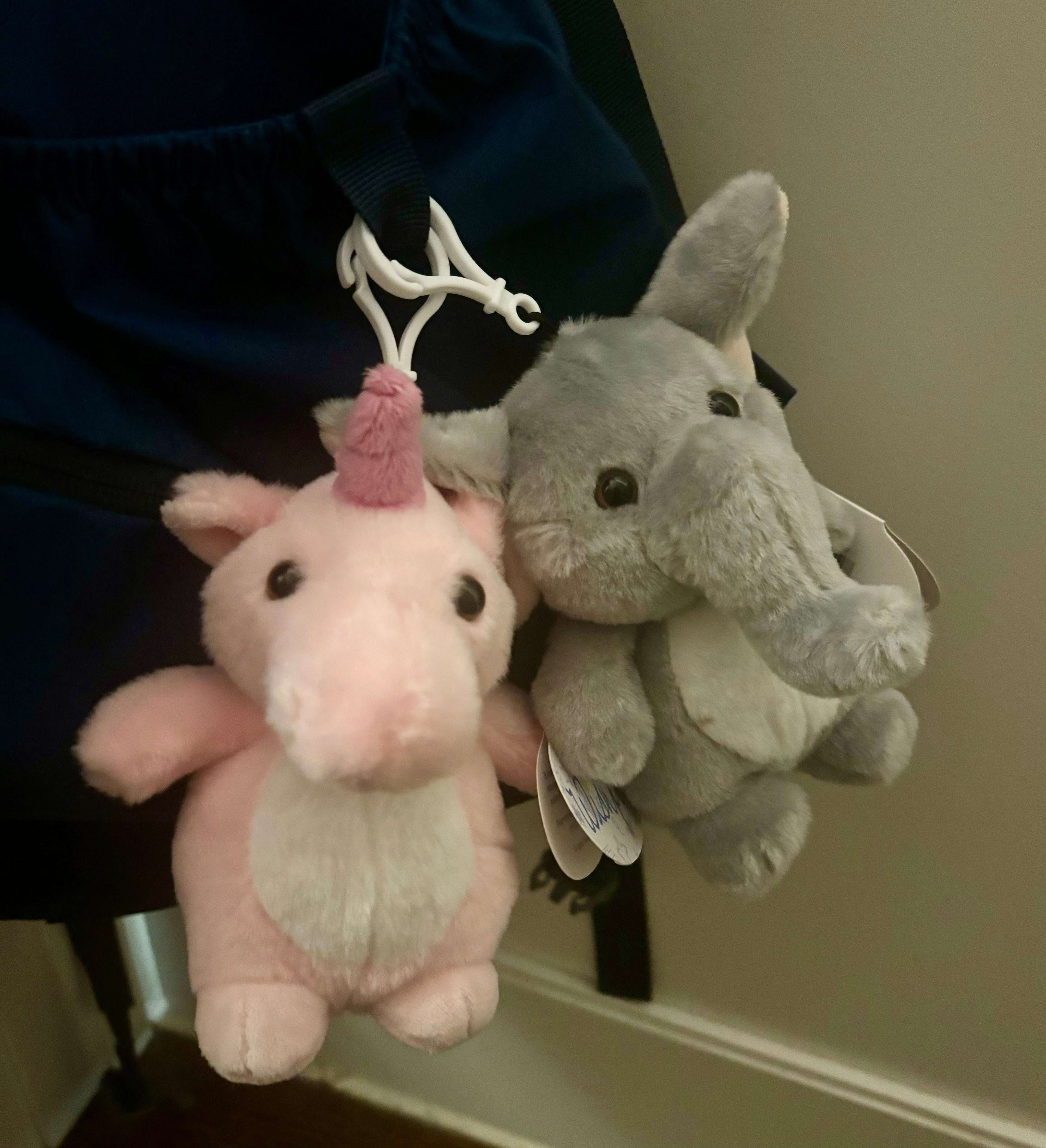 5" WISHPETS Toy Mini Plush Stuffed Animal w/ Clip for Backpack - Collect Them All