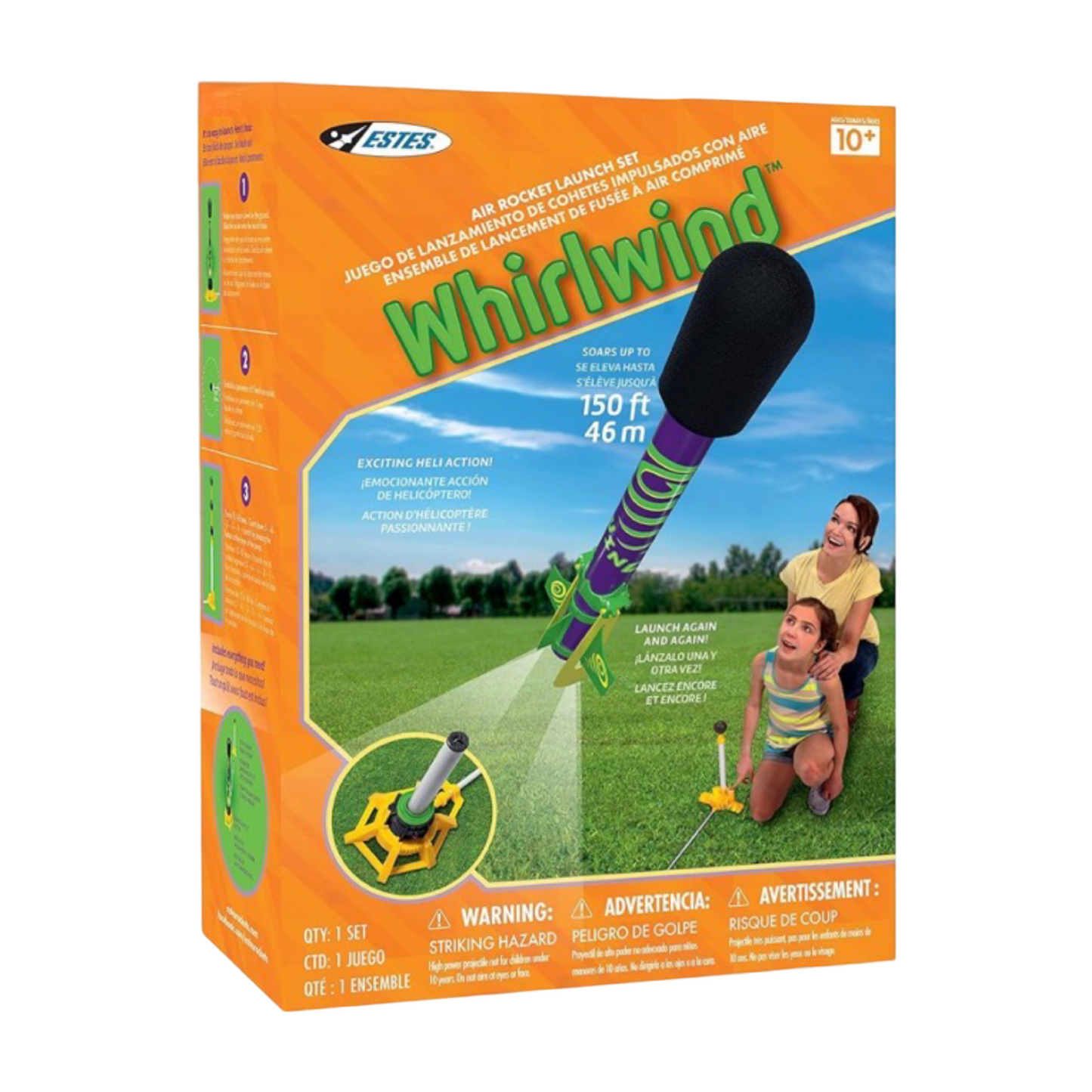 Estes Air Powered Whirlwind Rocket Launcher - Soars 150ft !