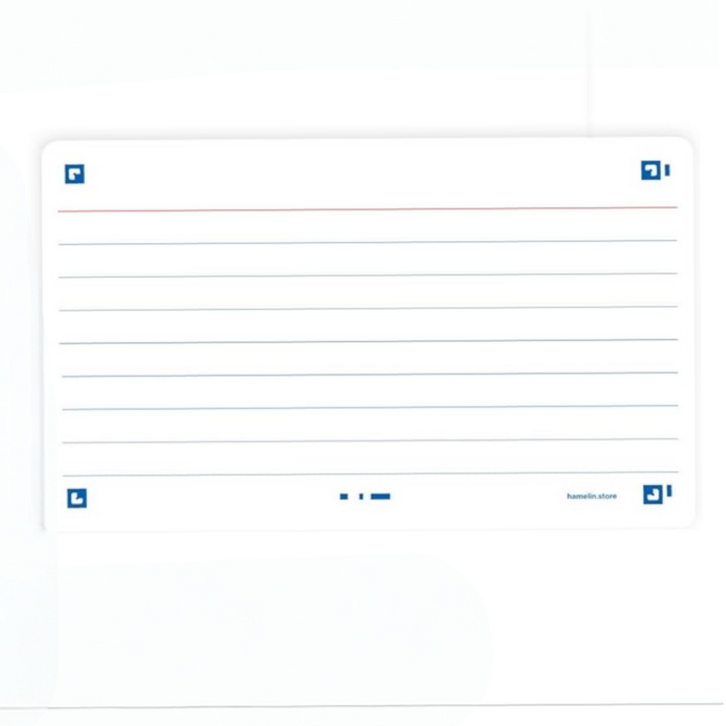 80ct Hamelin White Flash 4 x 6 Flashcards/Index Cards - Super Power's Included