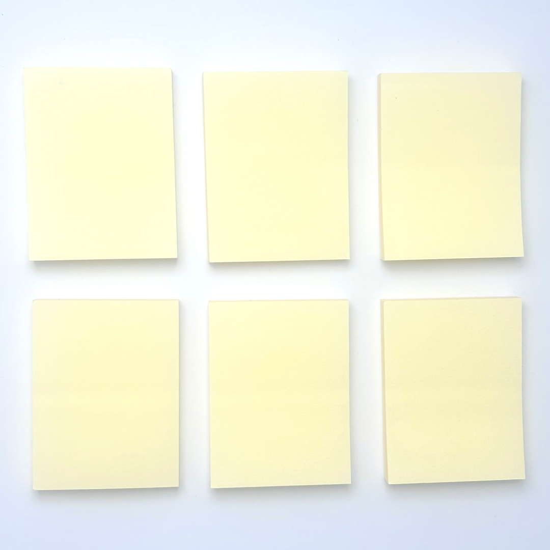 300 Yellow 1.5" x 2" Self Adhesive Sticky Notes - 50 Per Pad