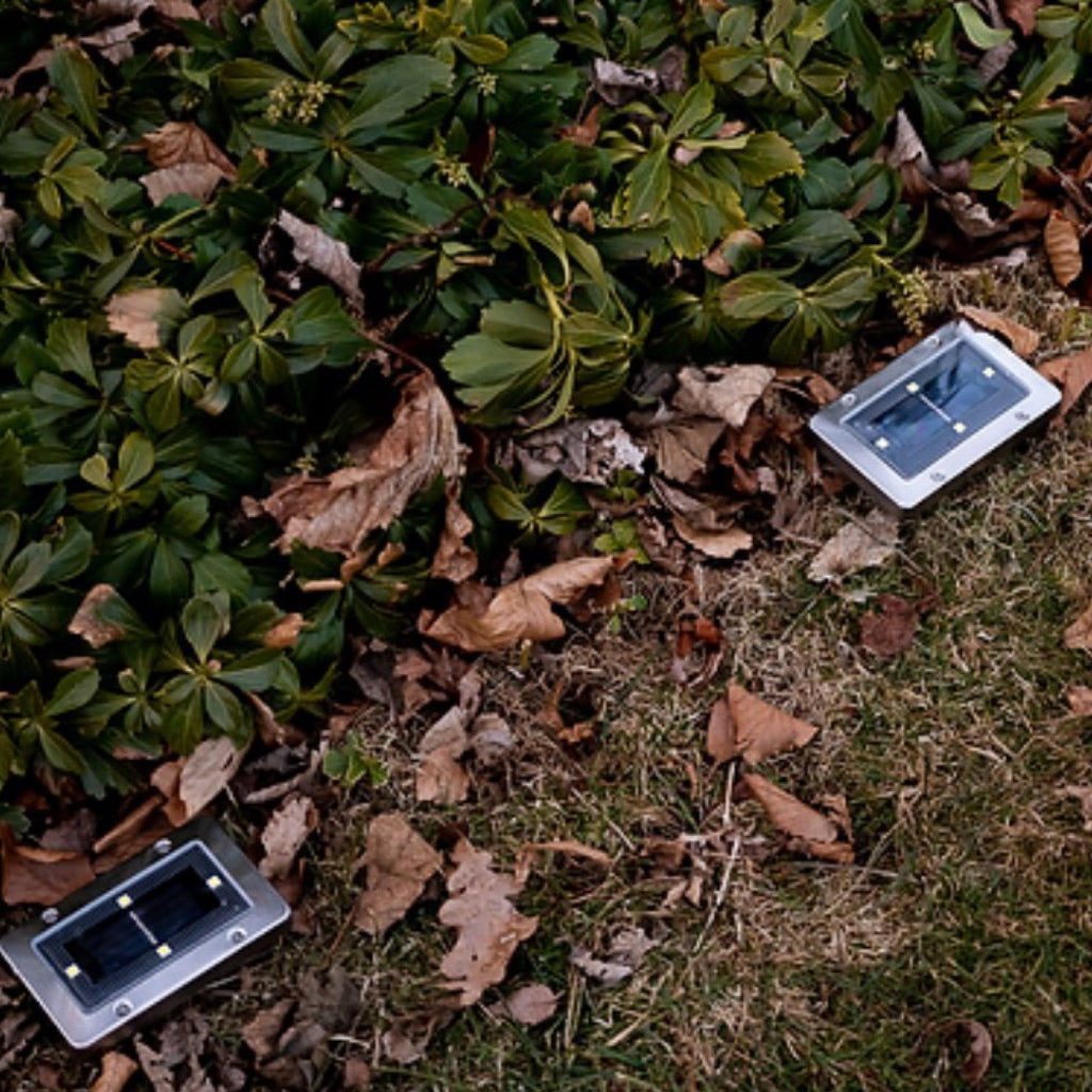 4pk Touch of Eco Sunspots Outdoor Weatherproof Solar LED in Ground or Mount Lights