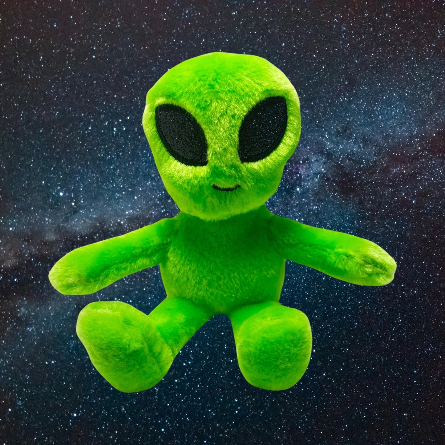 5" Wishpets Alien Toy Mini Plush Stuffed Alien w/ Clip for Backpack