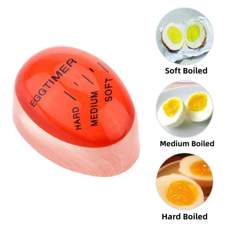 Lasubst Egg Timer for Boiling Eggs - Changes Color When Done!