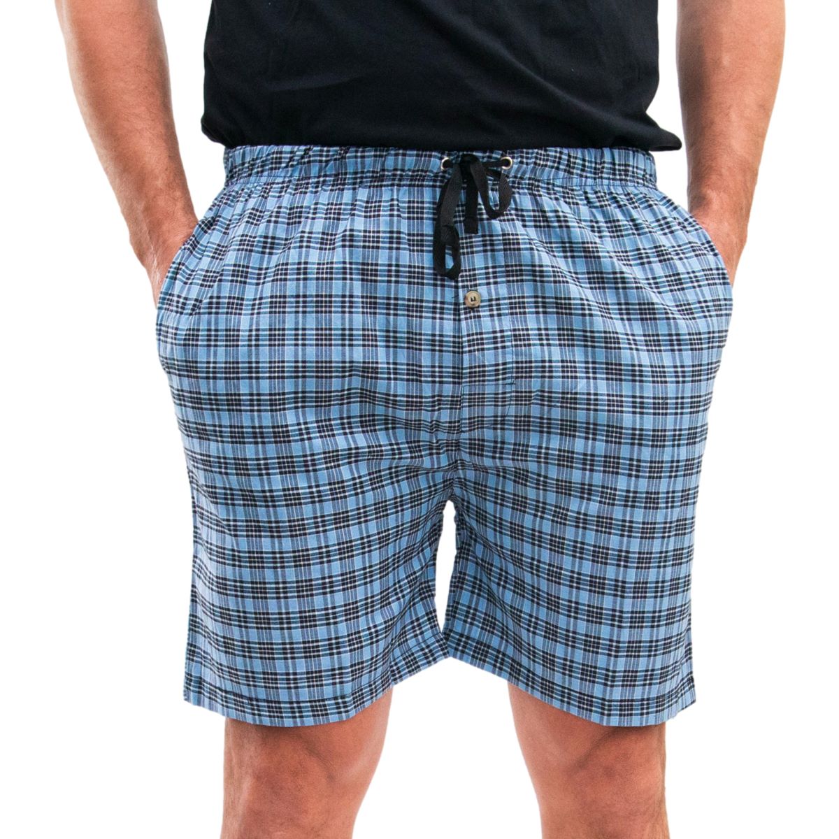 Trufit Men's Woven Sleep Jam Shorts – Pajama Lounge & Sleepwear