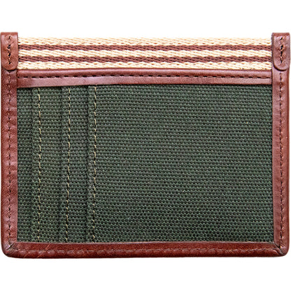 Baekgaard Leather & Canvas Card Case Wallet With Bottle Opener