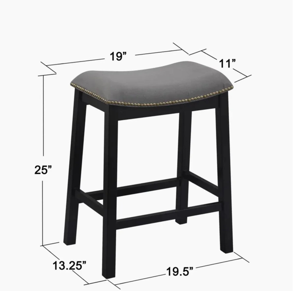 Solid Wood Counter Stool – Choose from 3 colors! SHIPS FREE!