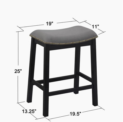 Solid Wood Counter Stool – Choose from 3 colors! SHIPS FREE!