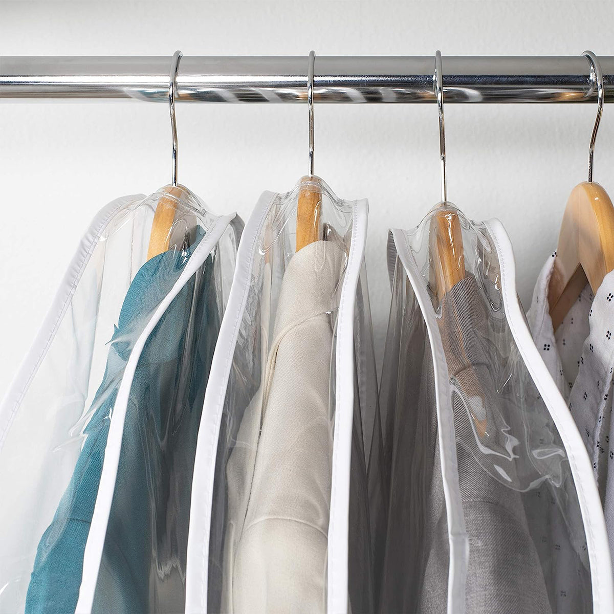 Set of 3 Shoulder Covers, Fits 3 Garments Each - Dust Free Protection