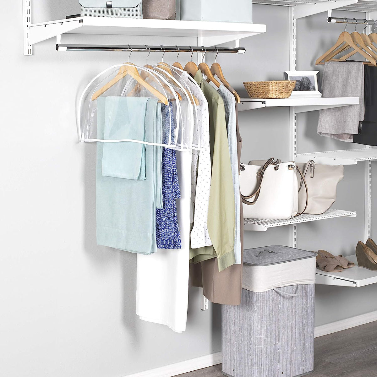 Set of 3 Shoulder Covers, Fits 3 Garments Each - Dust Free Protection