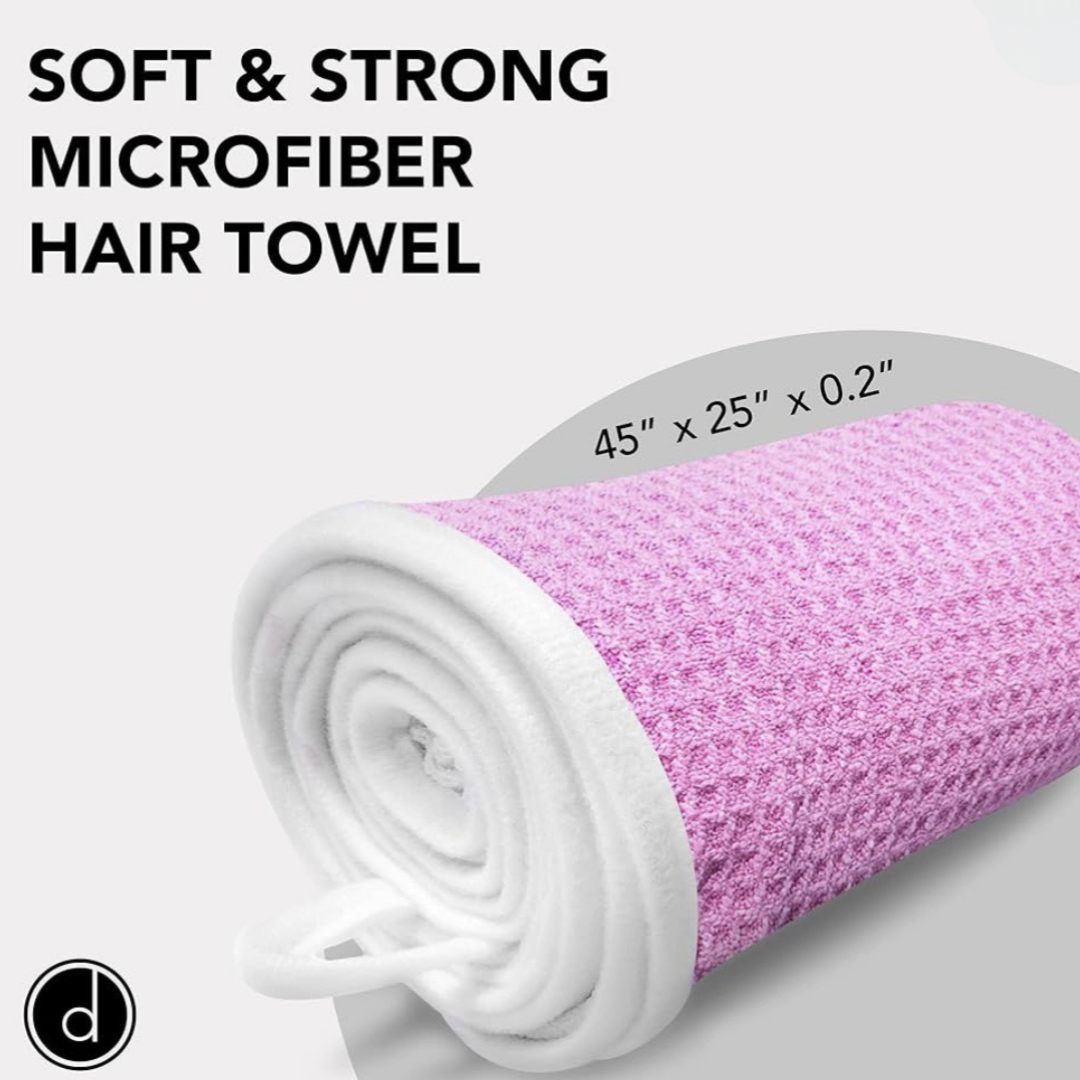 Extra Large 45 x 25 Breathable Hair Wrap Towel - Quick Drying Turban