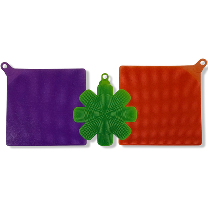 Better Sponge 3pk Flexible Silicone Sponges - Non-Abrasive