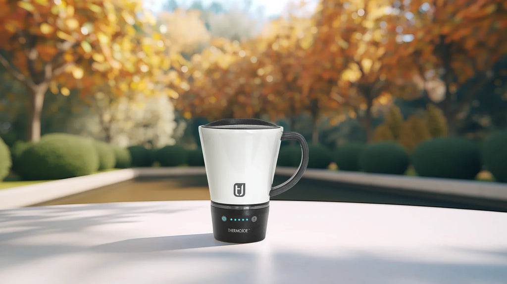 ThermoJoe Smart Heated Mug – Cordless, Battery Powered, Adjustable Temp, 14oz FREE SHIPPING!