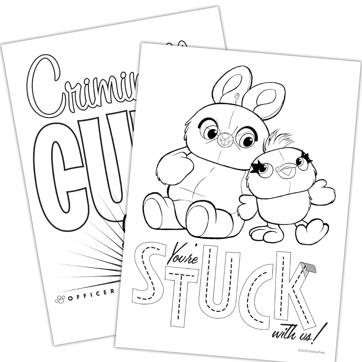 32pg Toy Story 4 Coloring Activity Book With 6 Markers By Bendon