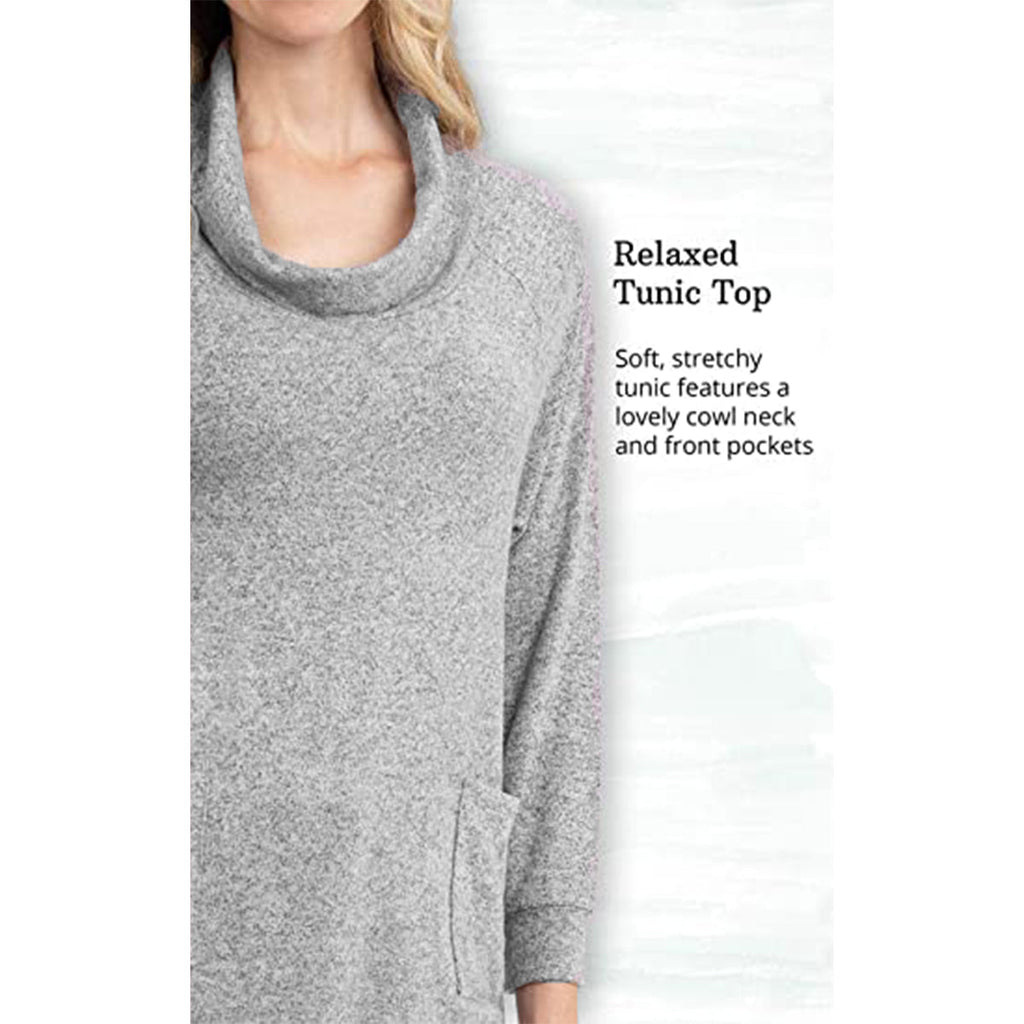 Addison Meadow Women’s Cowl Neck Tunic Sweater – Soft, Stylish