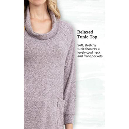 Addison Meadow Women’s Cowl Neck Tunic Sweater – Soft, Stylish