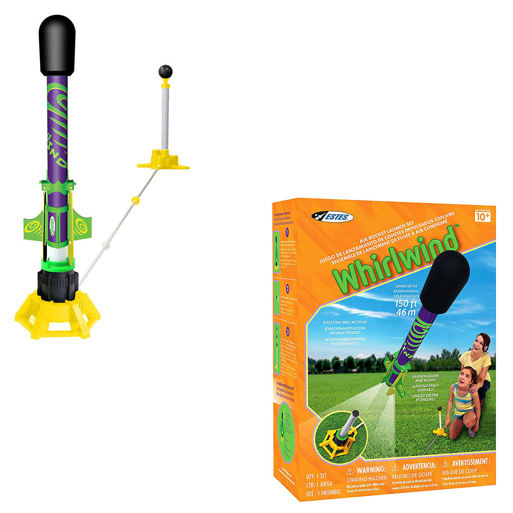 Estes Air Powered Whirlwind Rocket Launcher - Soars 150ft !