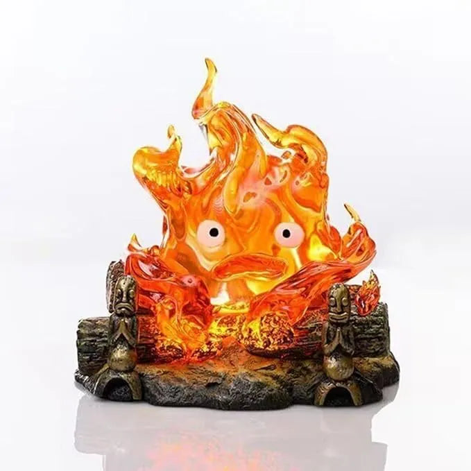 Calcifer  Magical Fire Spirit LED Night Light – Enchanting Anime-Inspired Decor