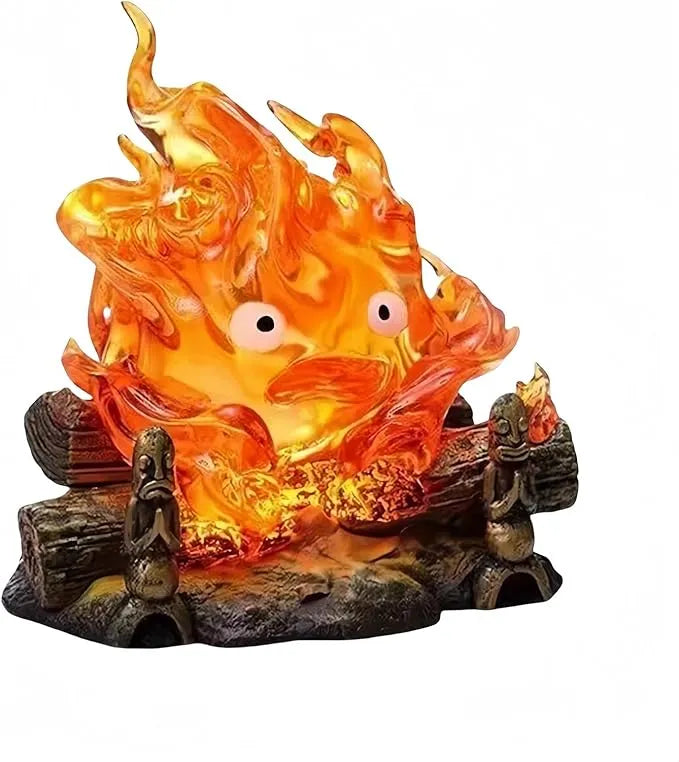 Calcifer  Magical Fire Spirit LED Night Light – Enchanting Anime-Inspired Decor