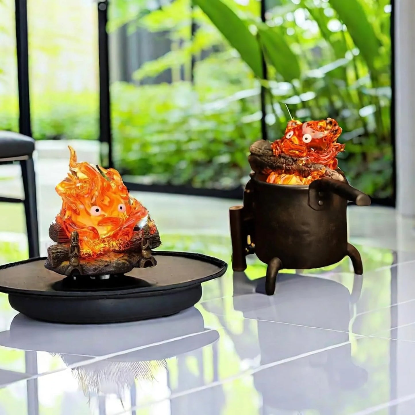 Calcifer  Magical Fire Spirit LED Night Light – Enchanting Anime-Inspired Decor