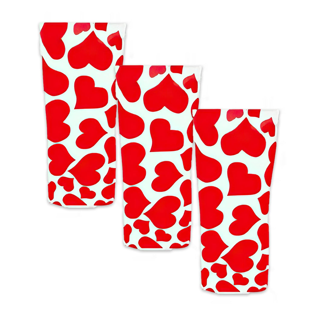 3pk Foldable Plastic Flower Vase – Reusable, Space-Saving Event Decor