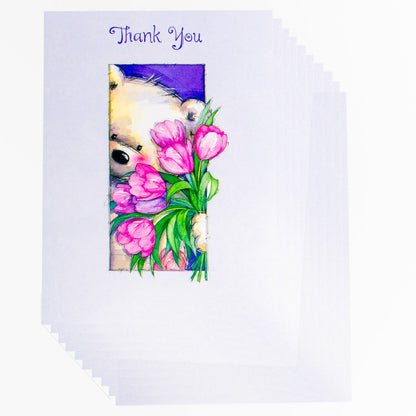 60ct Blank Thank You Cards & Envelopes By Designer Greetings