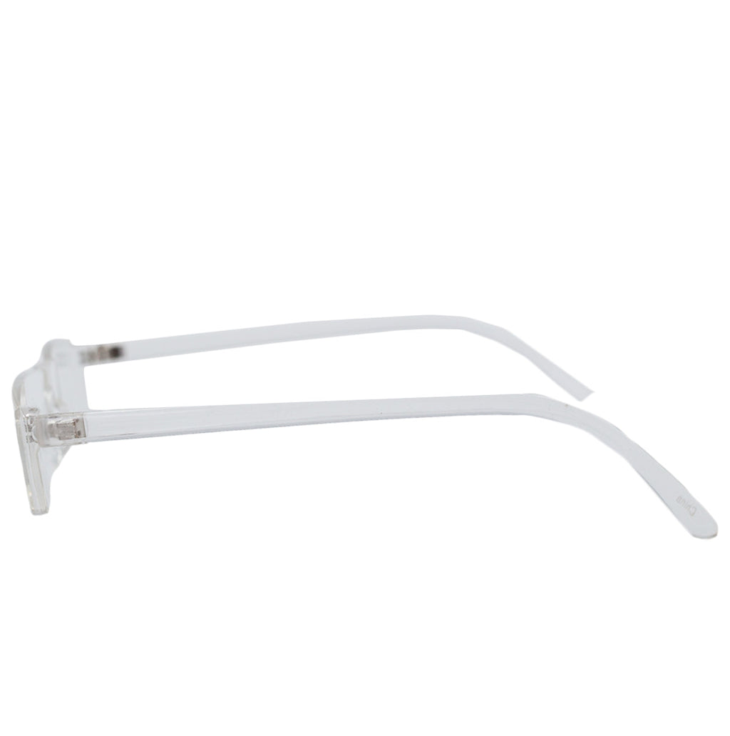 Shark Eyes Semi-Rimless Reading Glasses & Case for Men & Women