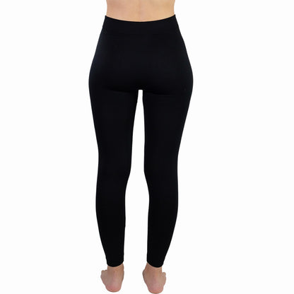 3pk TruFit Women's Fleece-Lined High-Waist Full-Length Leggings