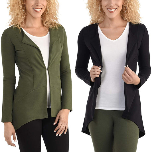 Fruit Of The Loom "Seek No Further" Women's Ponte Cardigan