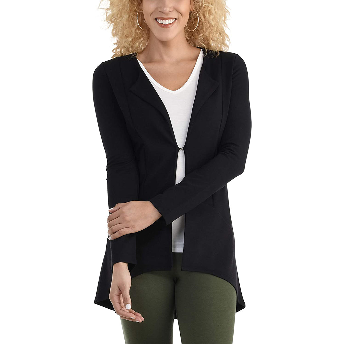 Fruit Of The Loom "Seek No Further" Women's Ponte Cardigan