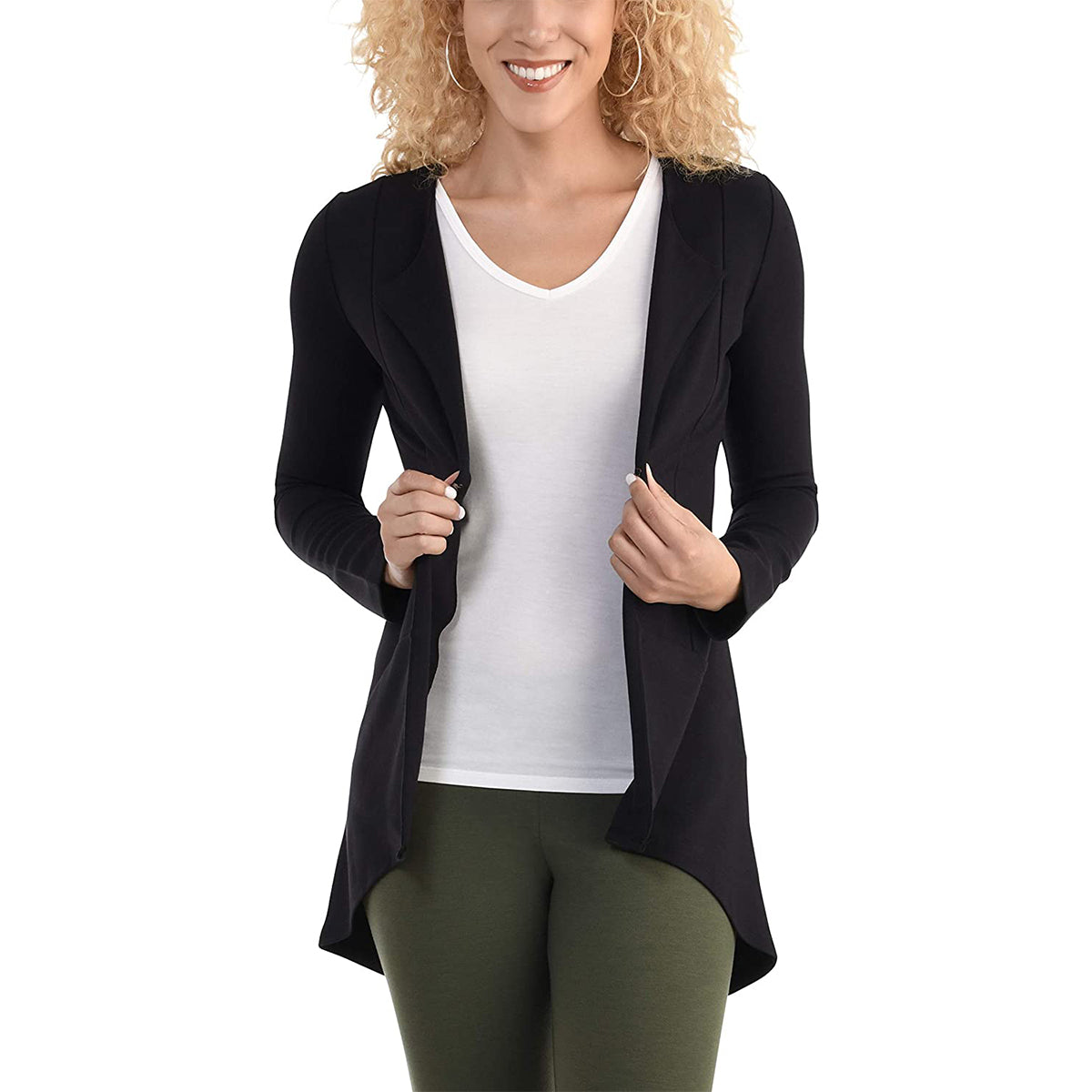 Fruit Of The Loom "Seek No Further" Women's Ponte Cardigan
