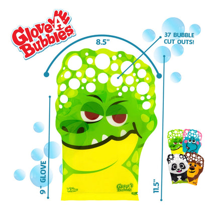 5pk Glove-A-Bubbles with Solution & Dip Tray - Wave & Play!