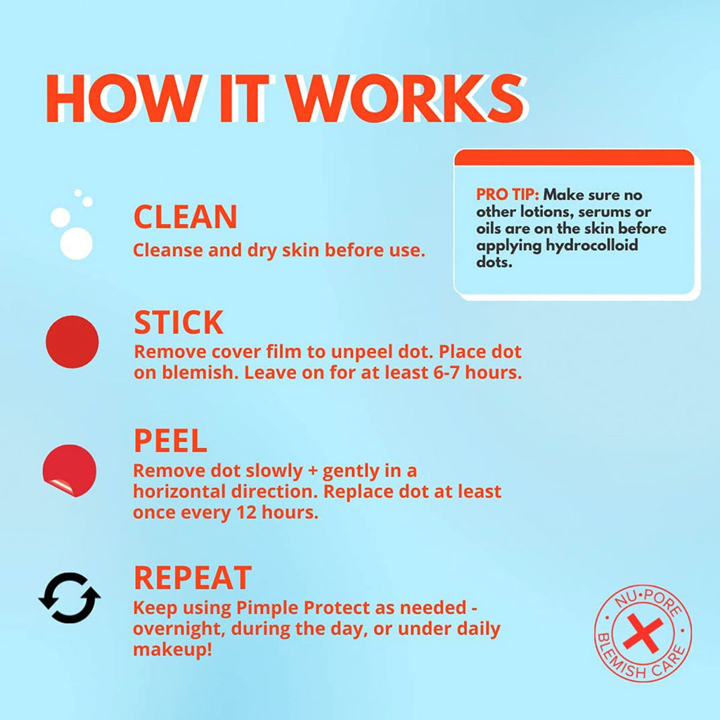 Nu-Pore 20ct Pimple Protect Patches For Acne And Blemishes