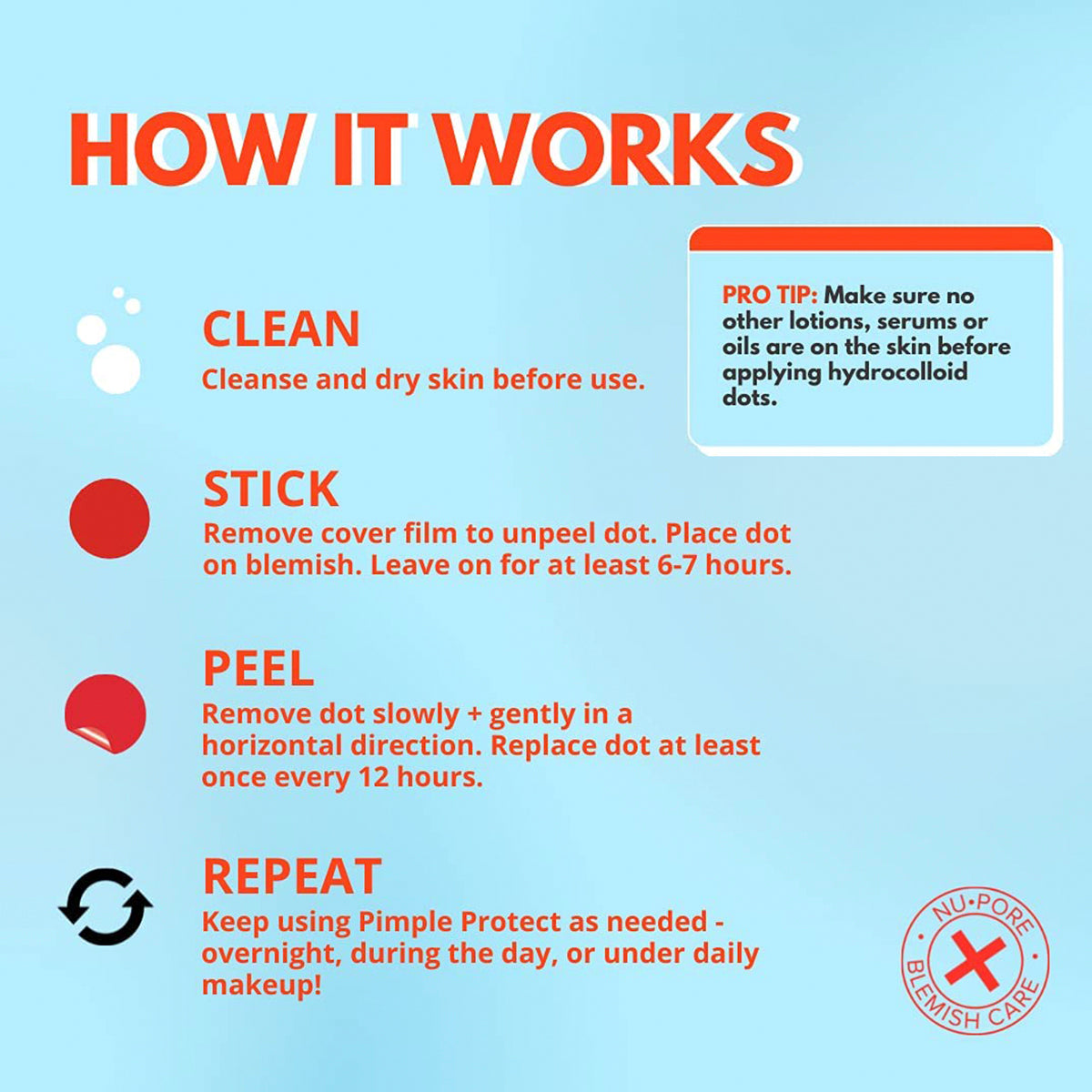 Nu-Pore 20ct Pimple Protect Patches For Acne And Blemishes