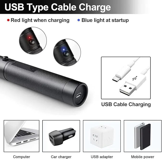 High Power Laser Pointer,  Long Range 10,000 ft – Adjustable Focus