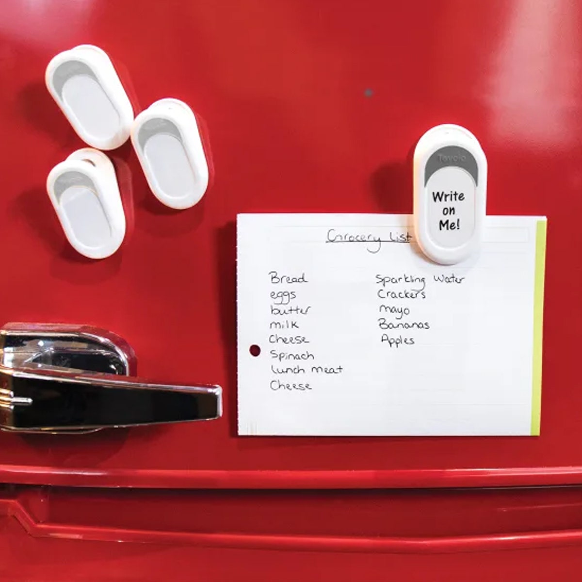 4pc Tovolo Magnetic Utility Clips – Dry Erase Surface For Writing