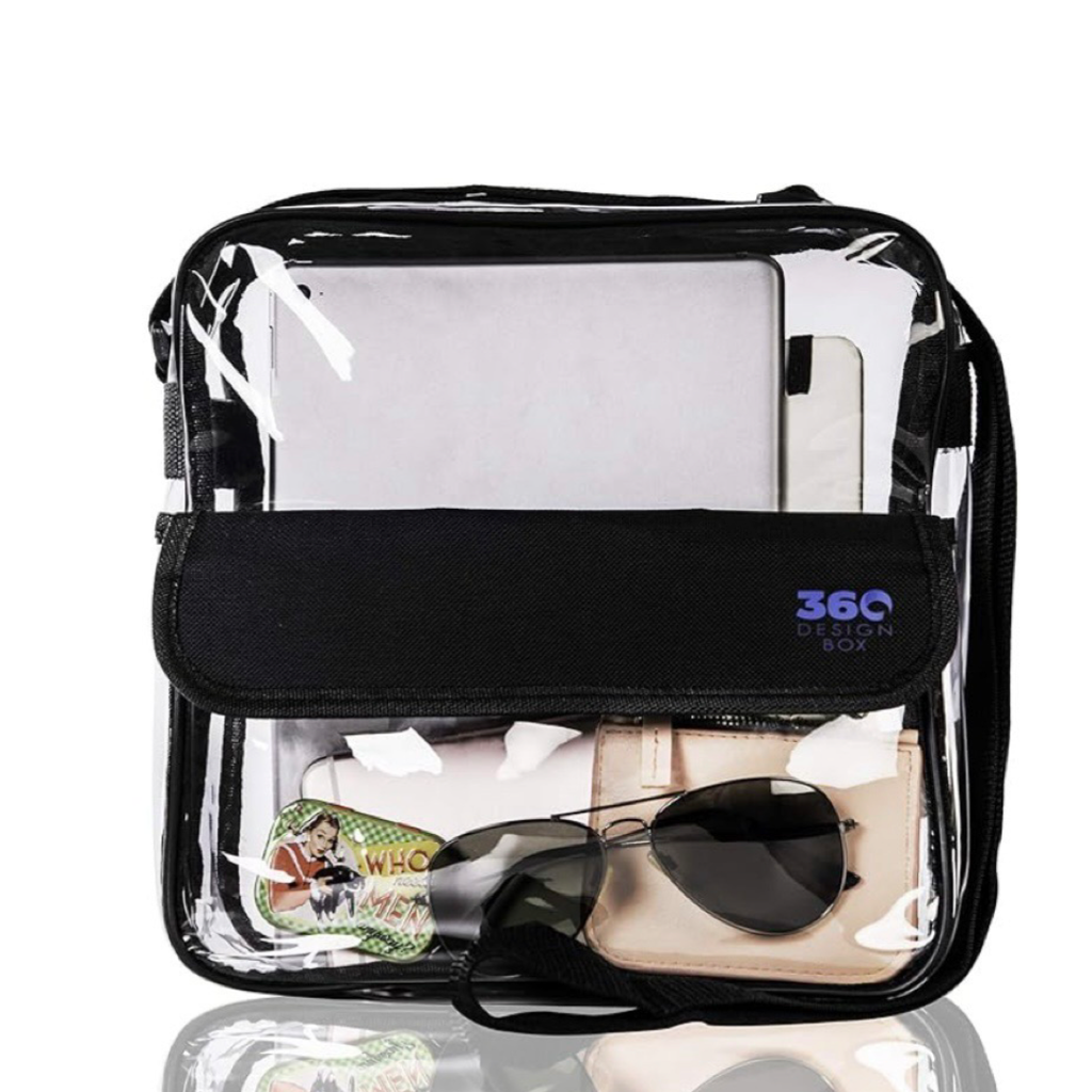 Clear Stadium & Event Approved Crossbody Bag - Don't Get Turned Away